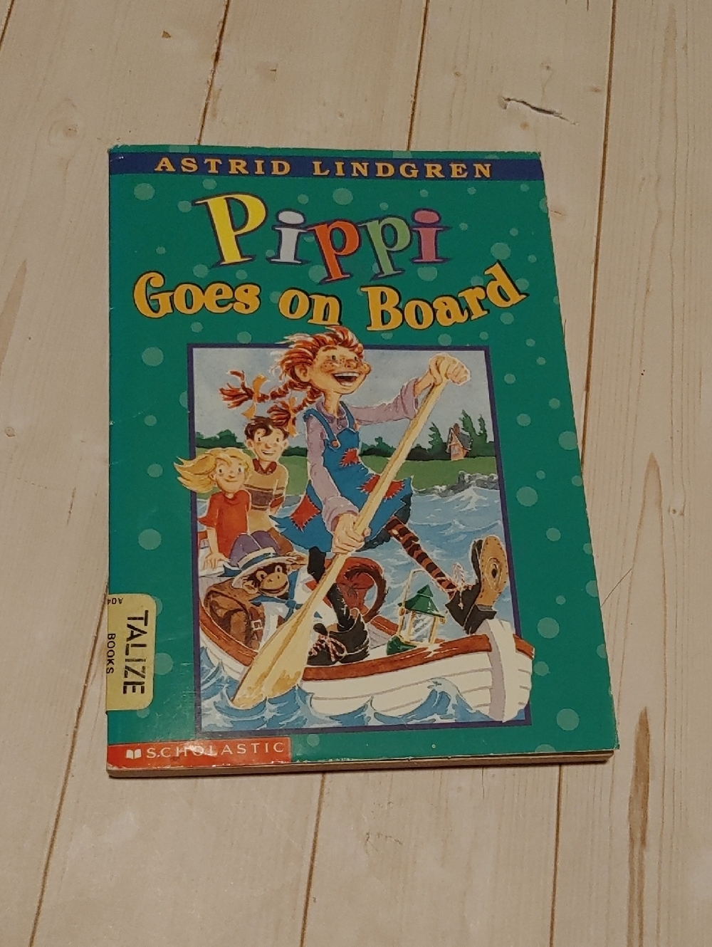 Pippi Goes On Board Vintage Children Chapter Novel Book By Astrid Lindgren 1957